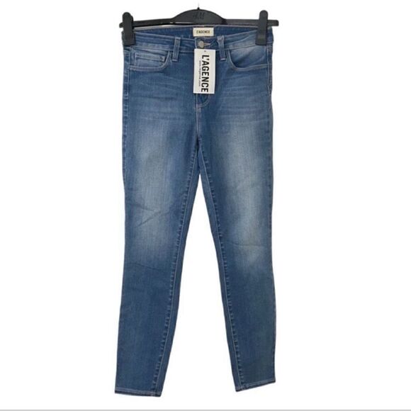 L'AGENCE BLUE ANKLE LENGTH DENIM
PANTS(SIZE 25) - Picture 3 of 9